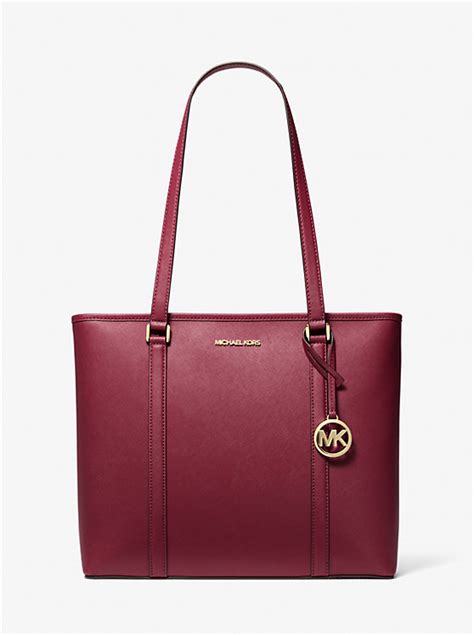 sady medium saffiano leather tote bag